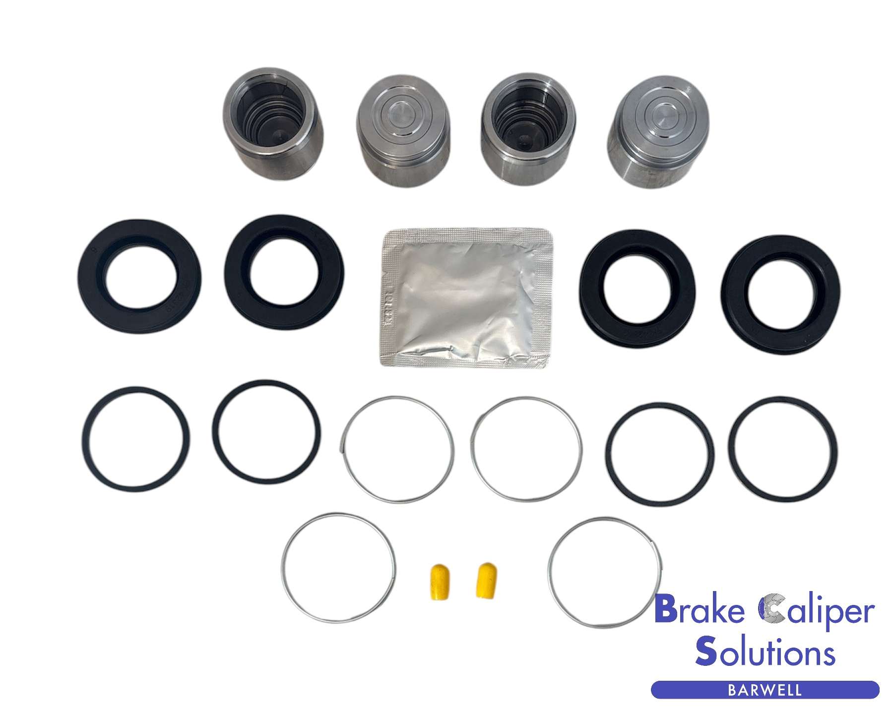 for PORSCHE 914 6 cyl 69-73 rear Brake Caliper Rebuild Repair Kit with Pistons-KP169