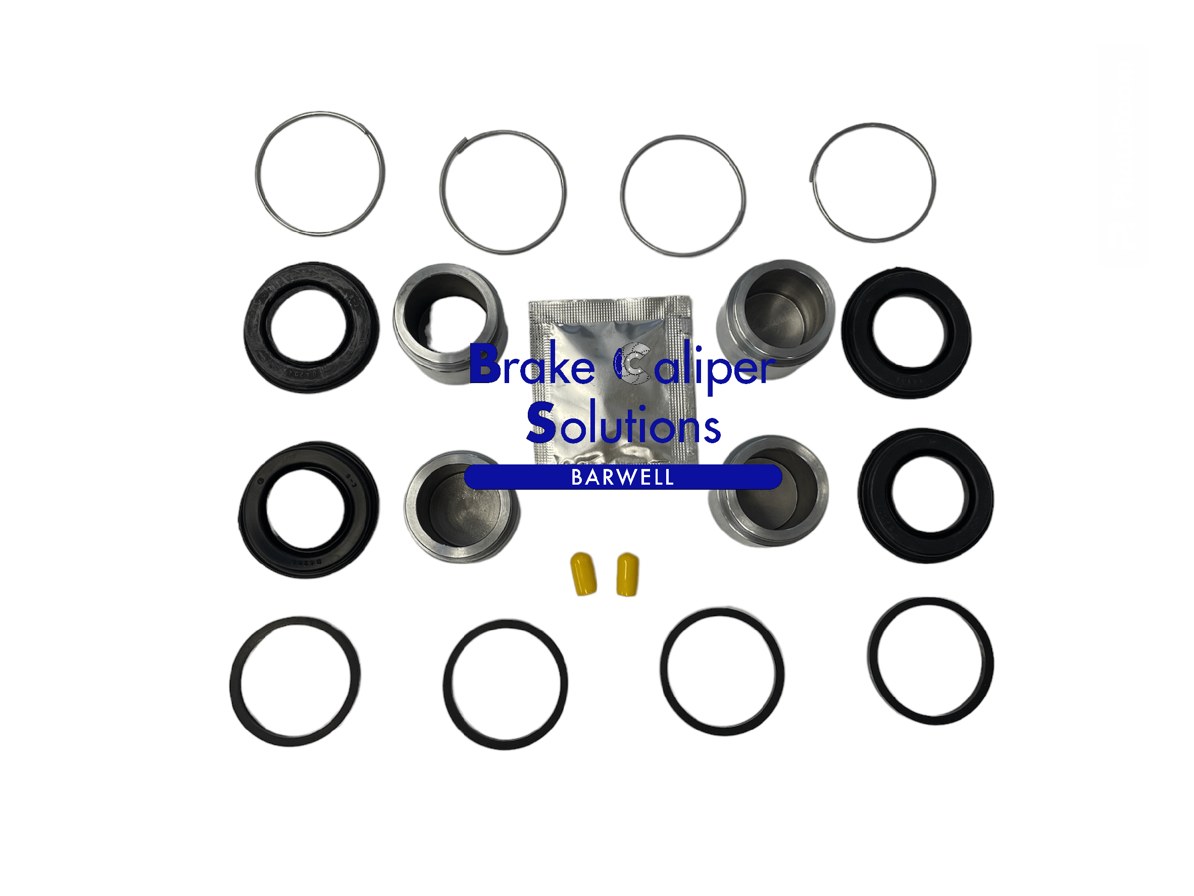 for MITSUBISHI 3000 GT Rear AXLE  Brake Caliper Repair Kit + Pistons BCKP172