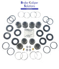 for Subaru Impreza WRX Legacy Sumitomo Front Brake Caliper Rebuild Repair Kit & Pistons BCKP1