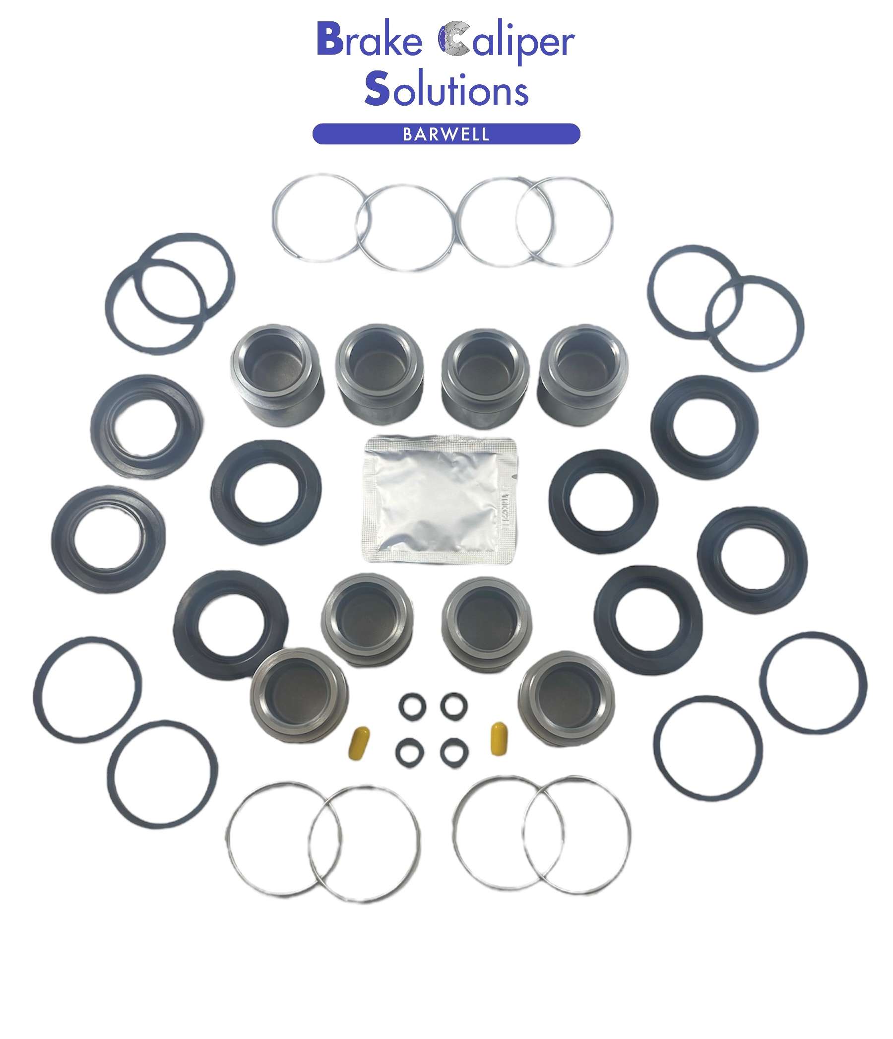 for Subaru Impreza WRX Legacy Sumitomo Front Brake Caliper Rebuild Repair Kit & Pistons BCKP1
