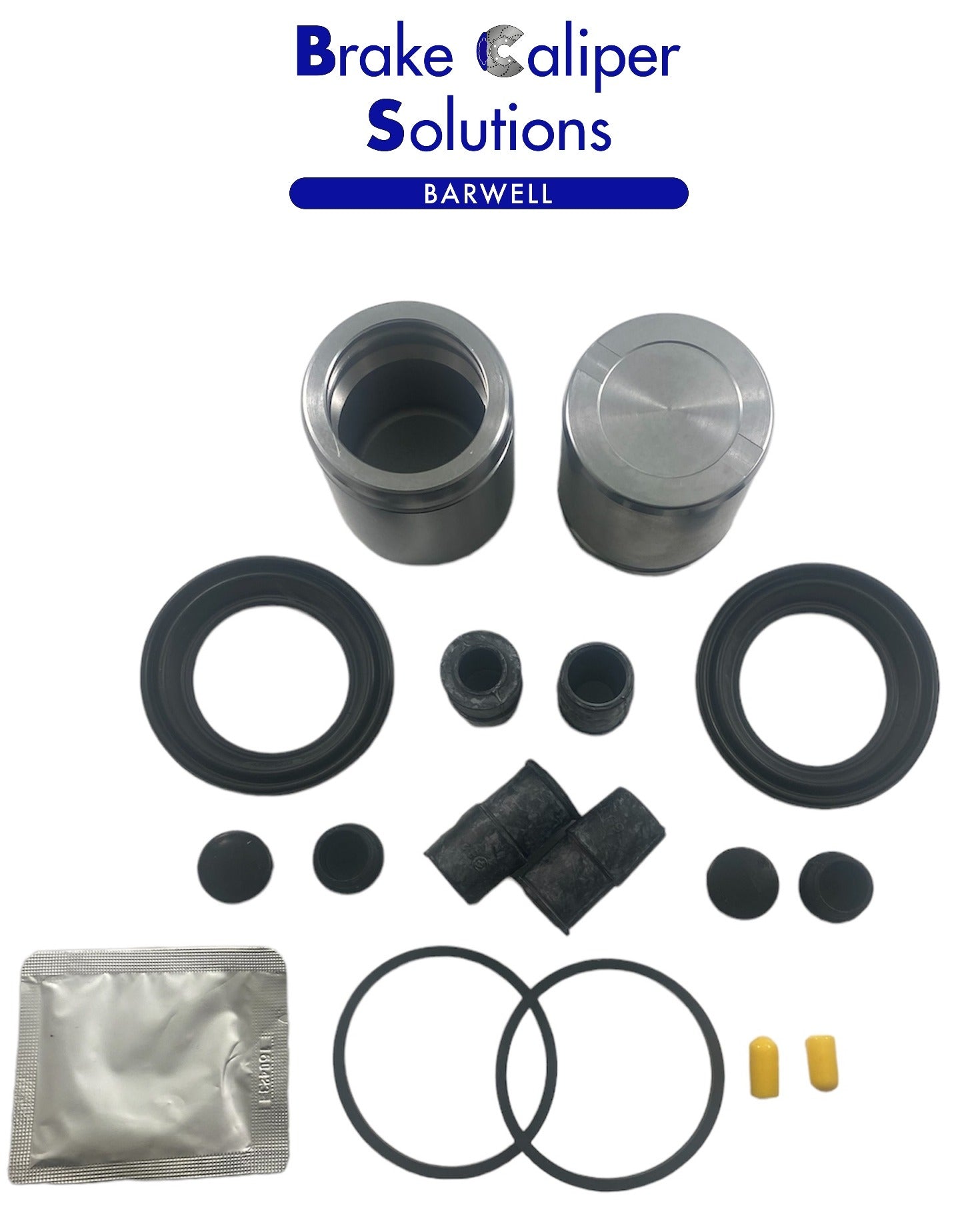 FRONT AXLE Brake Caliper Rebuild Repair Kit & Pistons for SKODA OCTAVIA 1996-2009 -BCKP2
