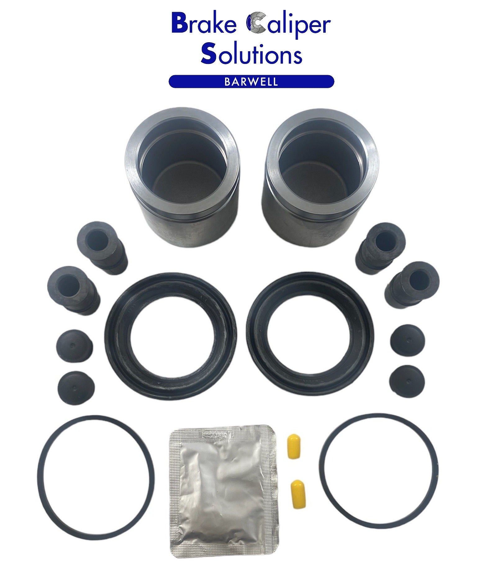 for VW LT28 32 35 FRONT AXLE Brake Caliper Rebuild Repair Kit+Pistons