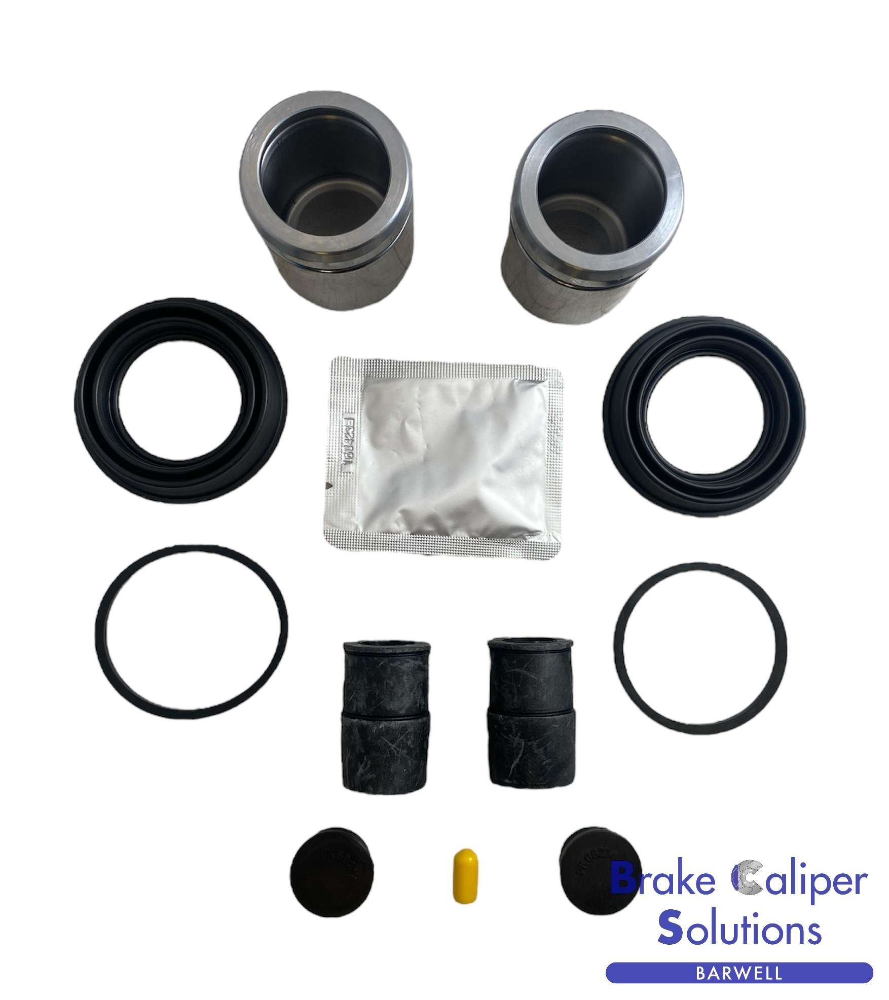for VW TRANSPORTER 2010-2016 FRONT Single Brake Calipers Rebuild Repair Kit + Pistons BCKP209S
