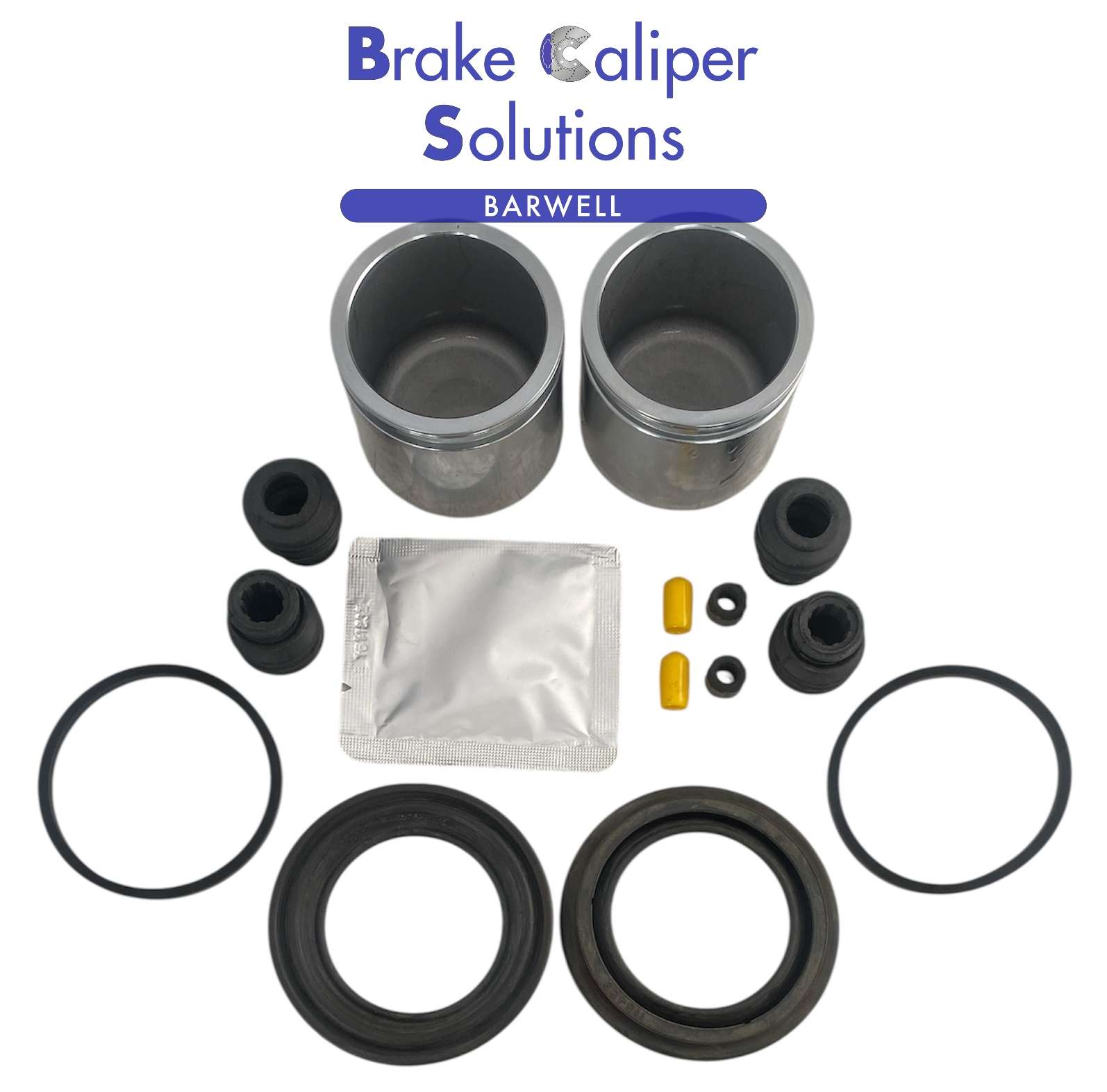 for FORD FIESTA 2008-2017 Front brake caliper Rebuild Repair seal kit pistons