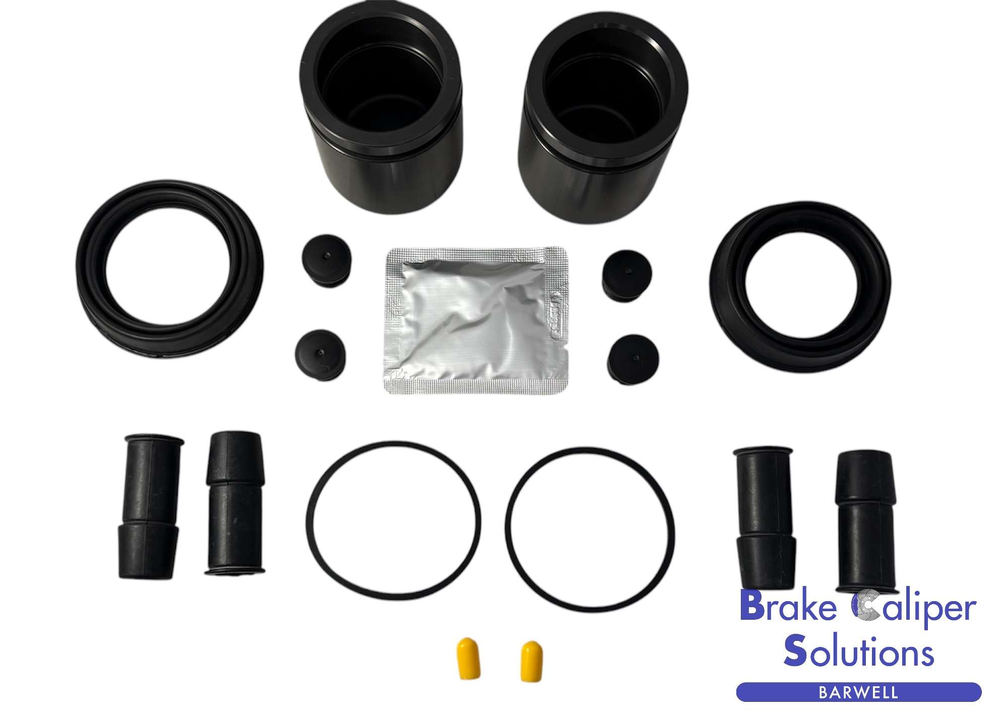 for BMW Z4 348mm Discs FRONT Brake Caliper Rebuild Repair Kit + Pistons