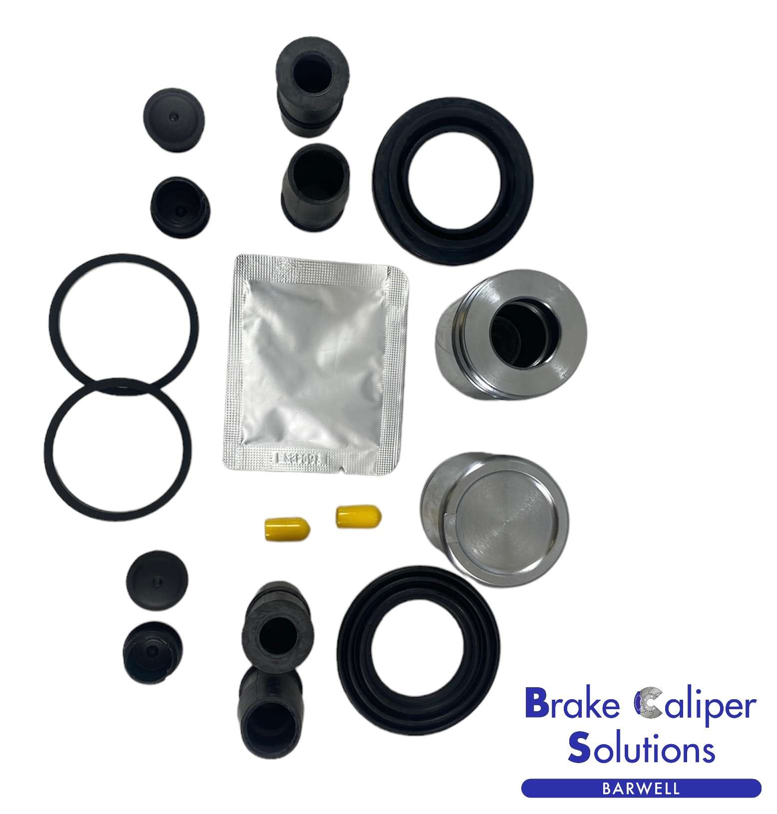 for ROVER 75 99-2005 Rear AXLE Brake Caliper Seal Repair Kit + Pistons- BCKP242