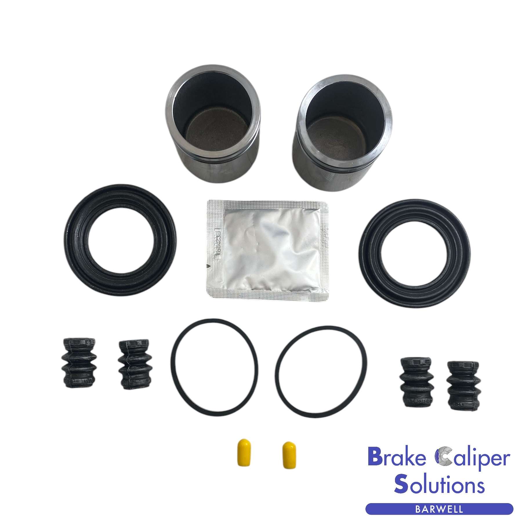 for MG MGF 1995-2002 Front L & R Brake Caliper Rebuild Repair Kit + Pistons- BCKP264