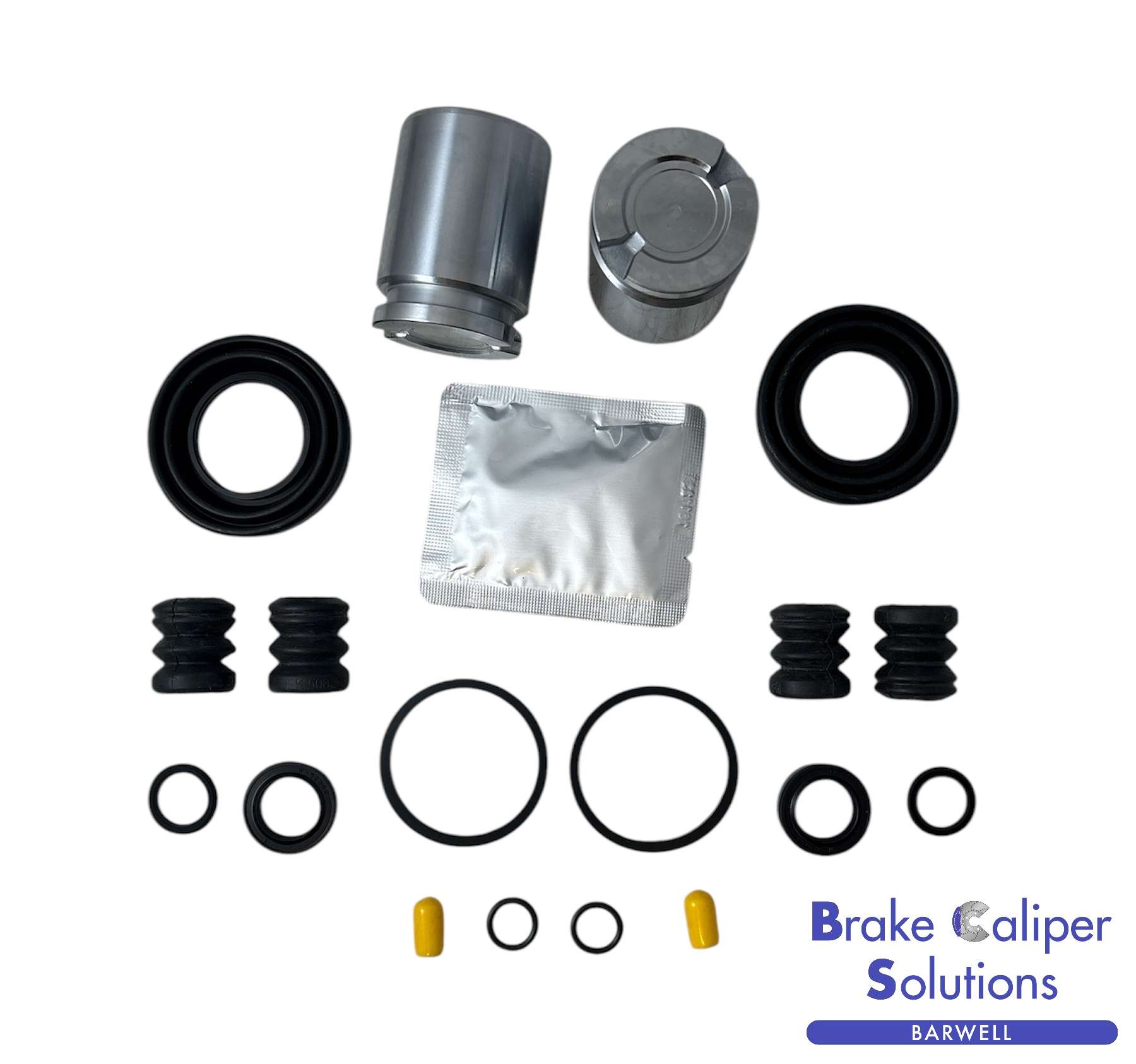REAR Brake Caliper Rebuild Repair Kit +Pistons for ALFA ROMEO 164 BCKP266