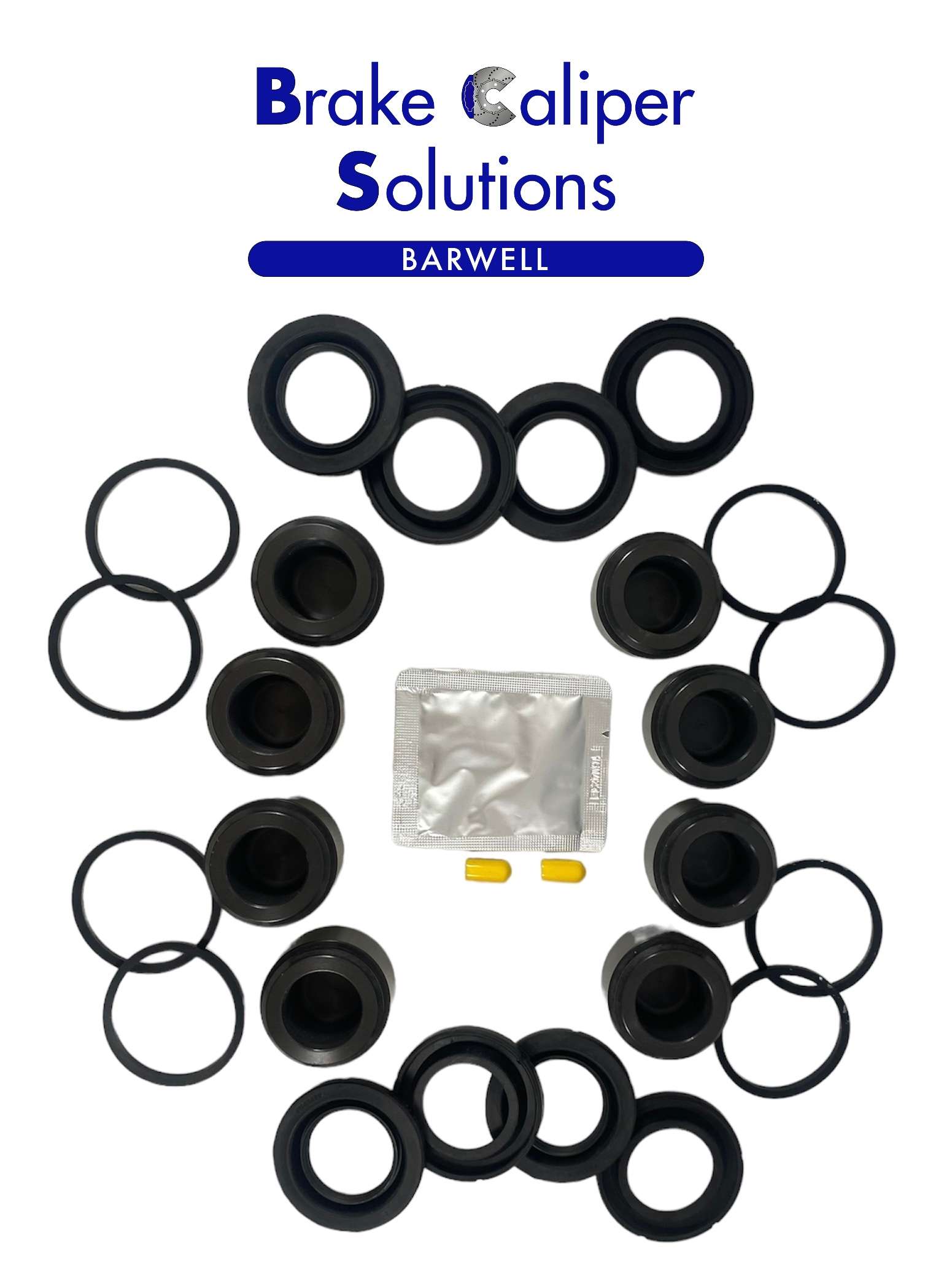 BMW 1 SERIES 2010-2018 FRONT AXLE Brake Caliper Repair Kit + Pistons BCKP278