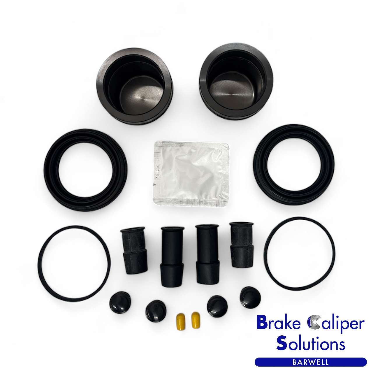 for BMW M3 E90 FRONT L & R Brake Caliper Rebuild Repair Kit +ALLOY PISTONS