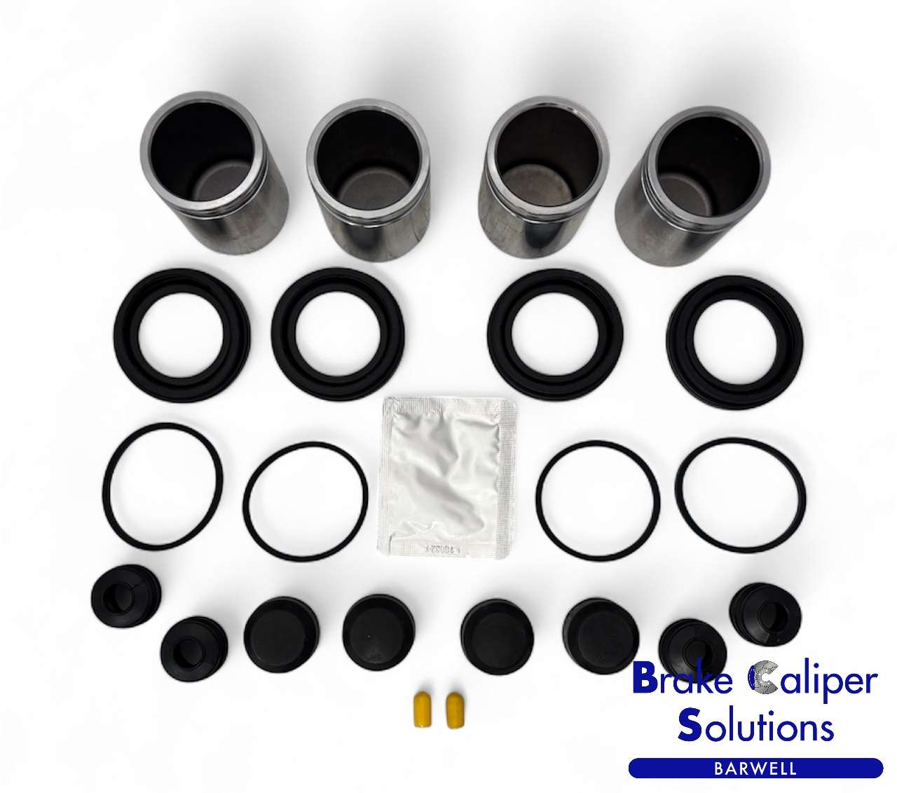 for MERCEDES SPRINTER FRONT L & R Brake Caliper Rebuild Repair Kit +Pistons