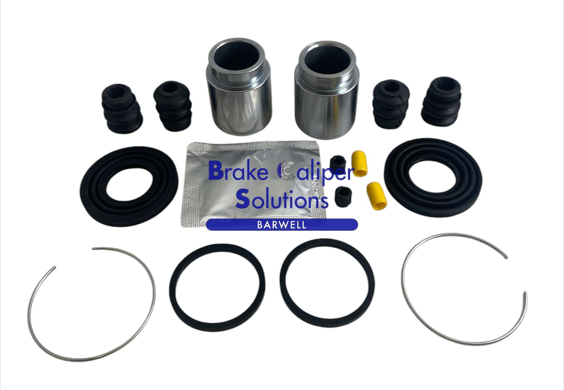 JEEP COMPASS 2006-16 REAR AXLE Brake Caliper Repair Kit + Pistons (BCKP387)