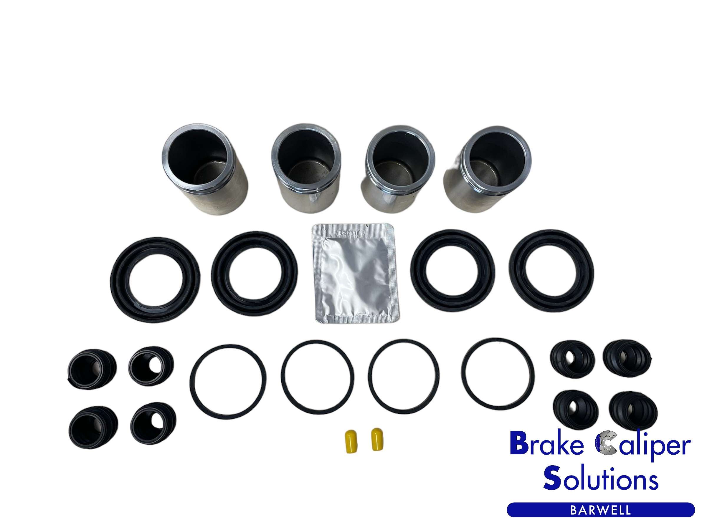 for MAZDA B Series & XEDOS 9 FRONT AXLE Brake Caliper Seal Kit & Pistons BCKP442