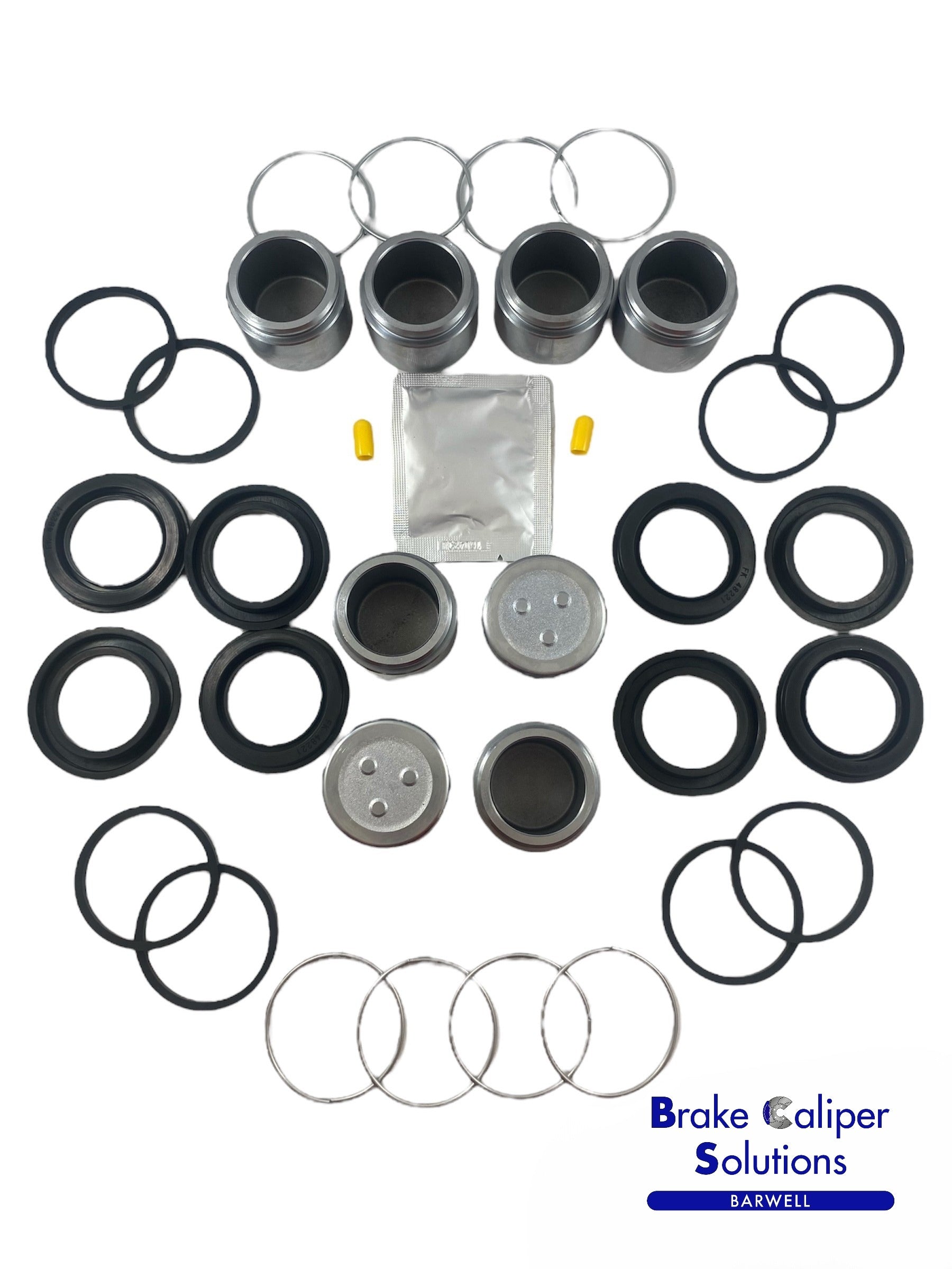 Toyota Hilux KUN25 KUN26 2005- Front Brake Caliper Seal Kit + Pistons BCKP45