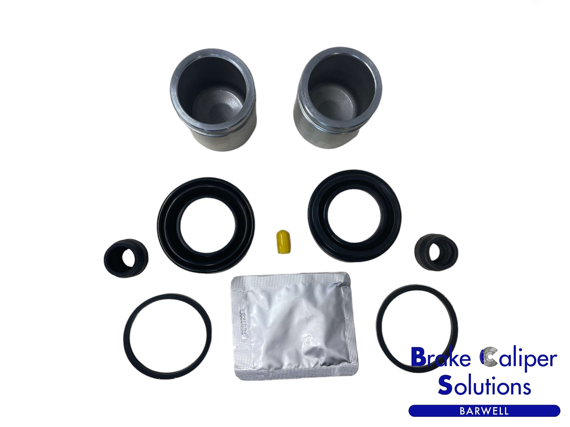 for NISSAN 300 ZX 1987-90 FRONT SINGLE Brake Caliper Seal Repair Kit & Pistons BCKP452S