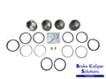 FOR MG MGB MGB GT 1966-80 FRONT AXLE Brake Caliper Seal Kit & Pistons (BCKP469)