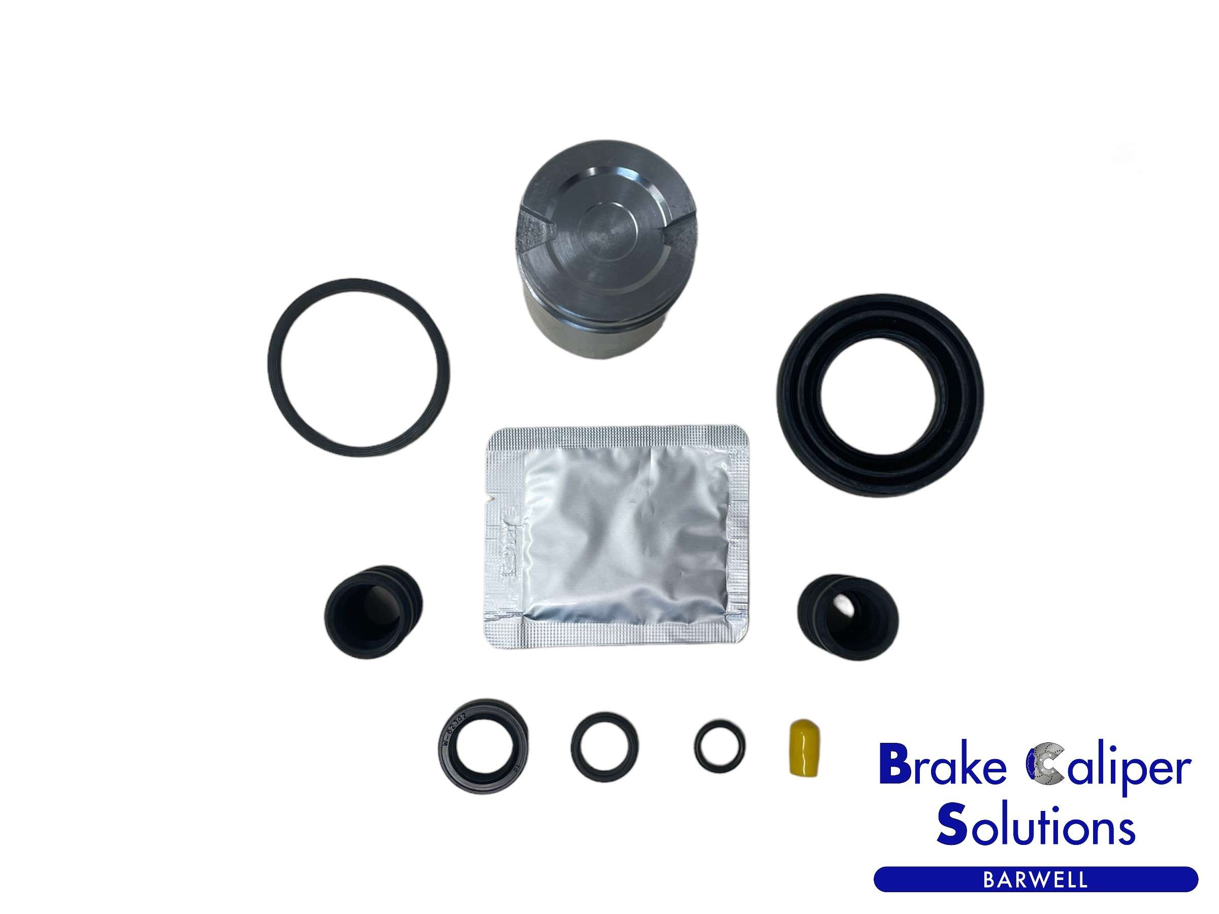 for AUDI A8 1998-2002 REAR L & R Brake Caliper Seal Kit with Pistons -BCKP497