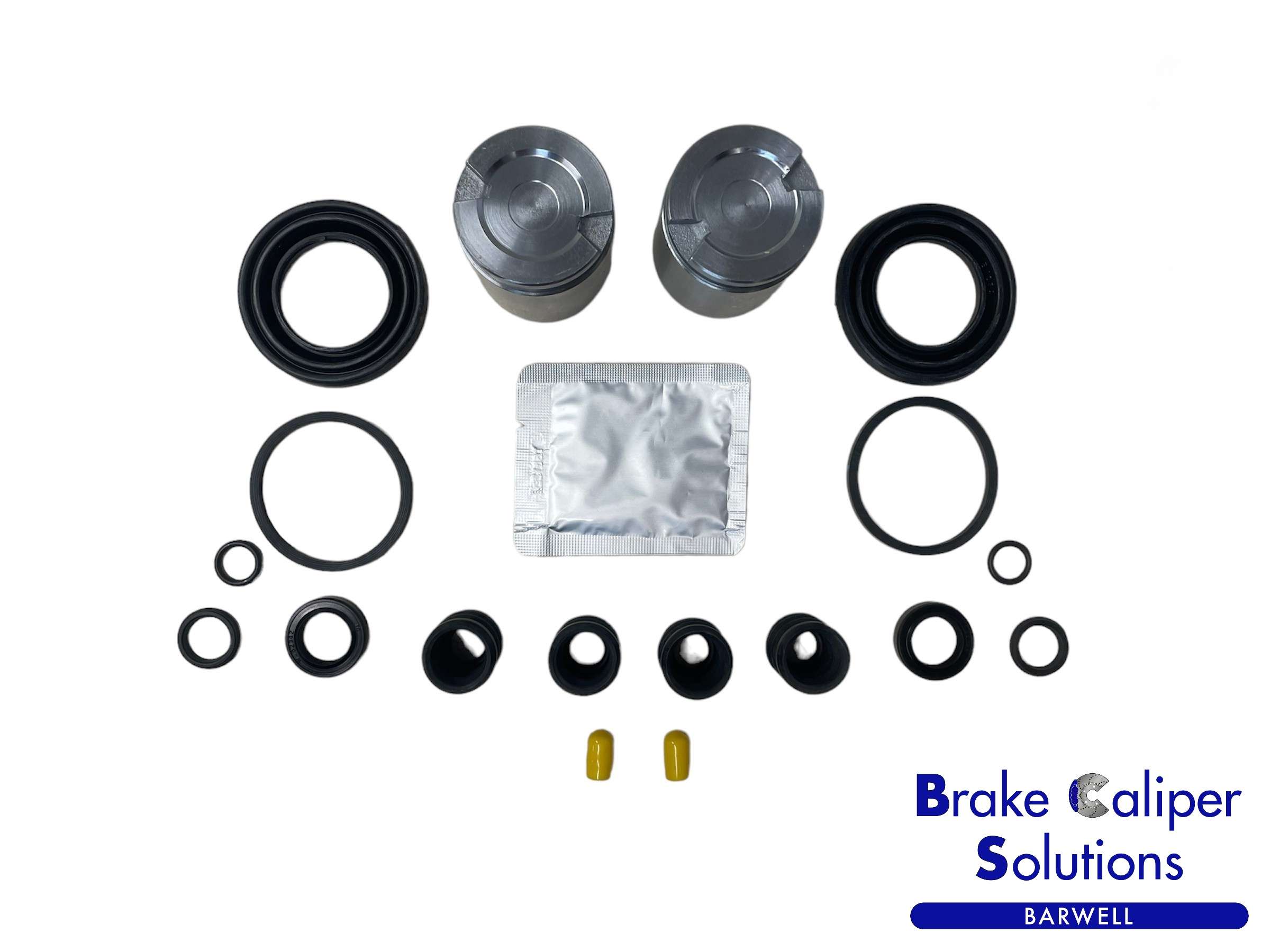 for for AUDI A8 1998-2002 REAR L & R Brake Caliper Seal Kit with Pistons BCKP497