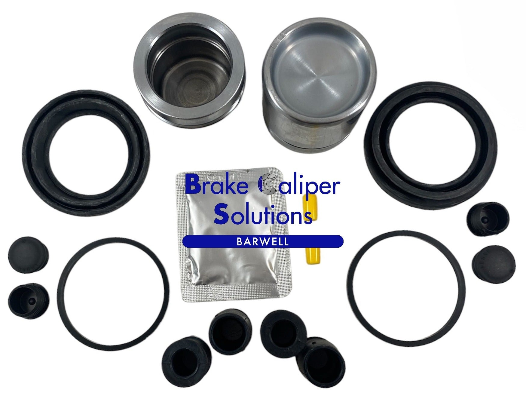 BMW M3 E36, E46 1992-2006 Front axle Brake Caliper Seal & Pistons Kit KP14