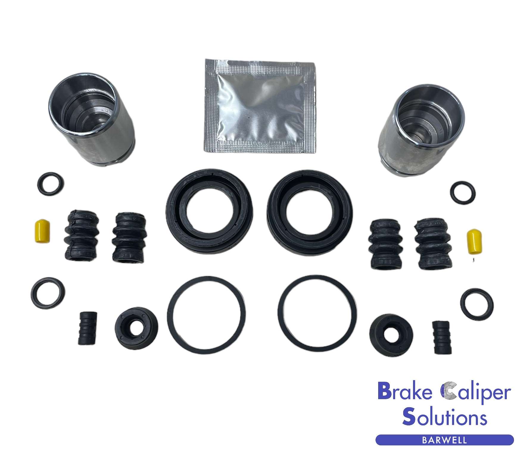 for HYUNDAI SONATA 1993-98 REAR AXLE Brake Caliper Seal Kit + Pistons- BCKP549