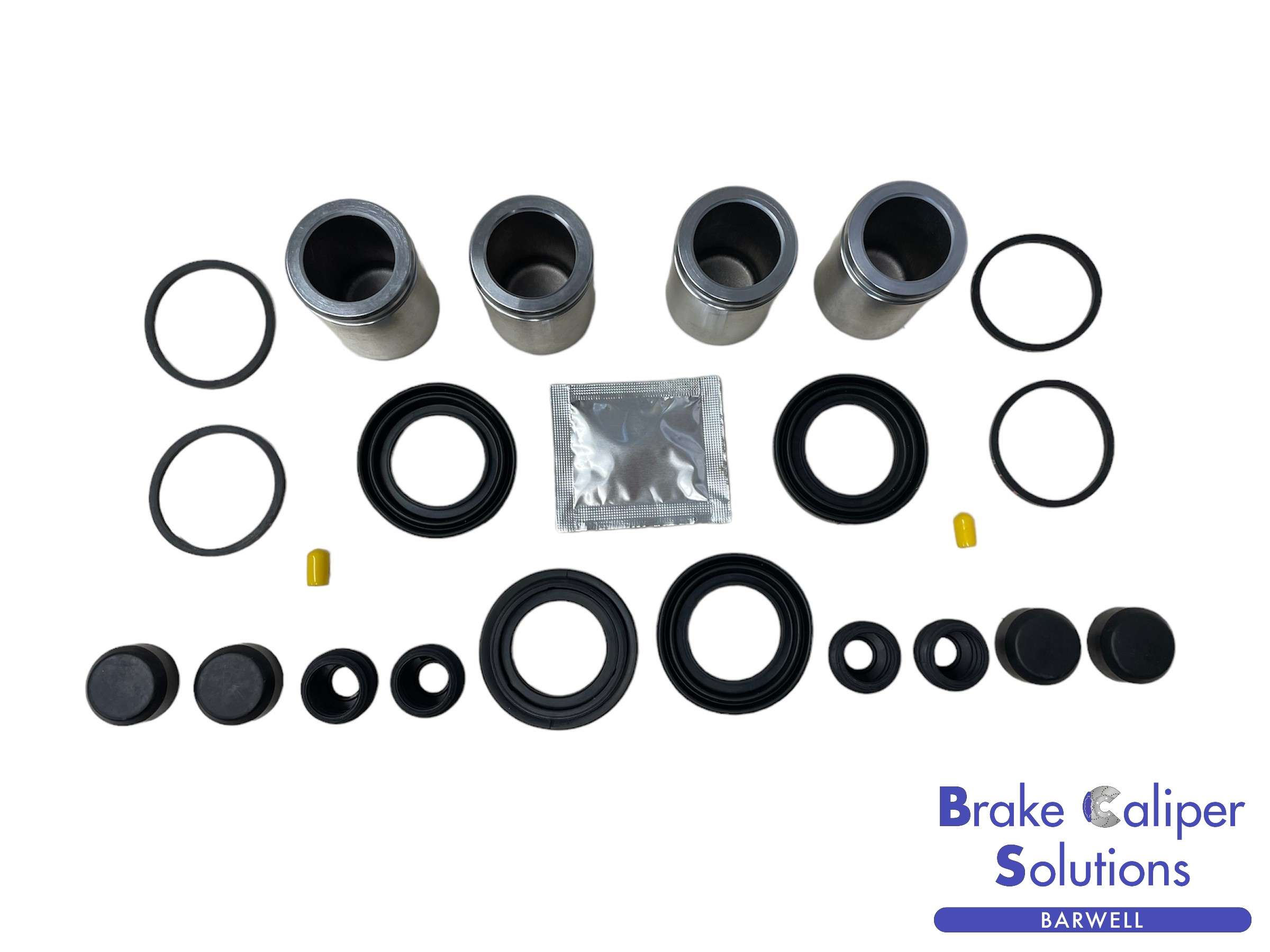 for IVECO DAILY FRONT AXLE Brake Caliper Seal Repair Kit + Pistons BCKP564