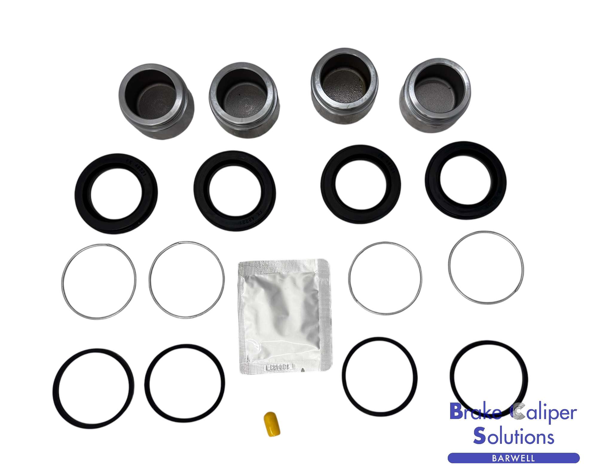 VW Taro 4WD Pickup 1989-1997 FRONT Single Brake Caliper Seal & Piston Rebuild Repair Kit