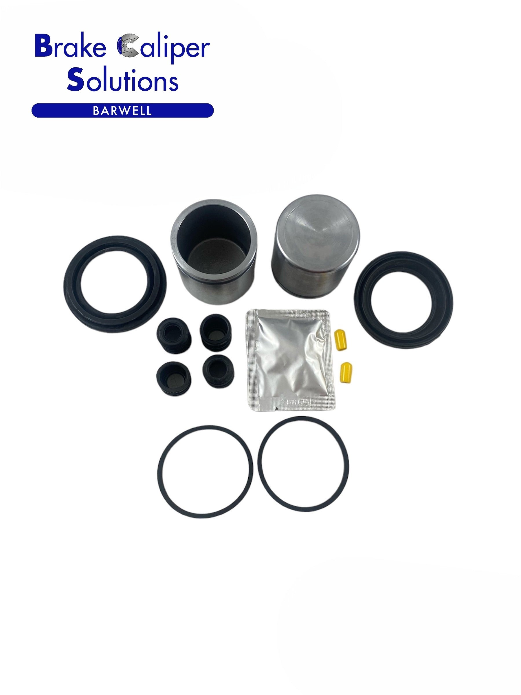 fits FRONT Brake Caliper Full Repair Kit for Toyota Avensis 2.0 D-4D 2008-2015 -KP71