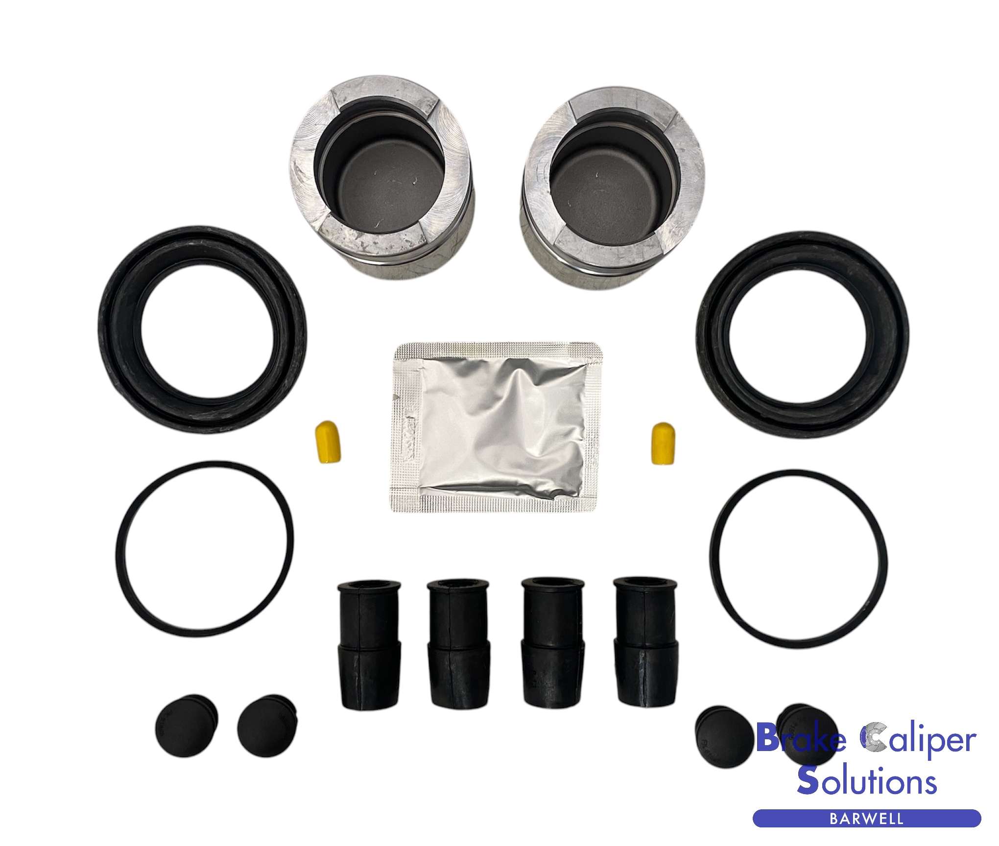 for  Vauxhall Calibra & Cavalier Front Brake Caliper Rebuild Repair seals kit Pistons -BCKP6