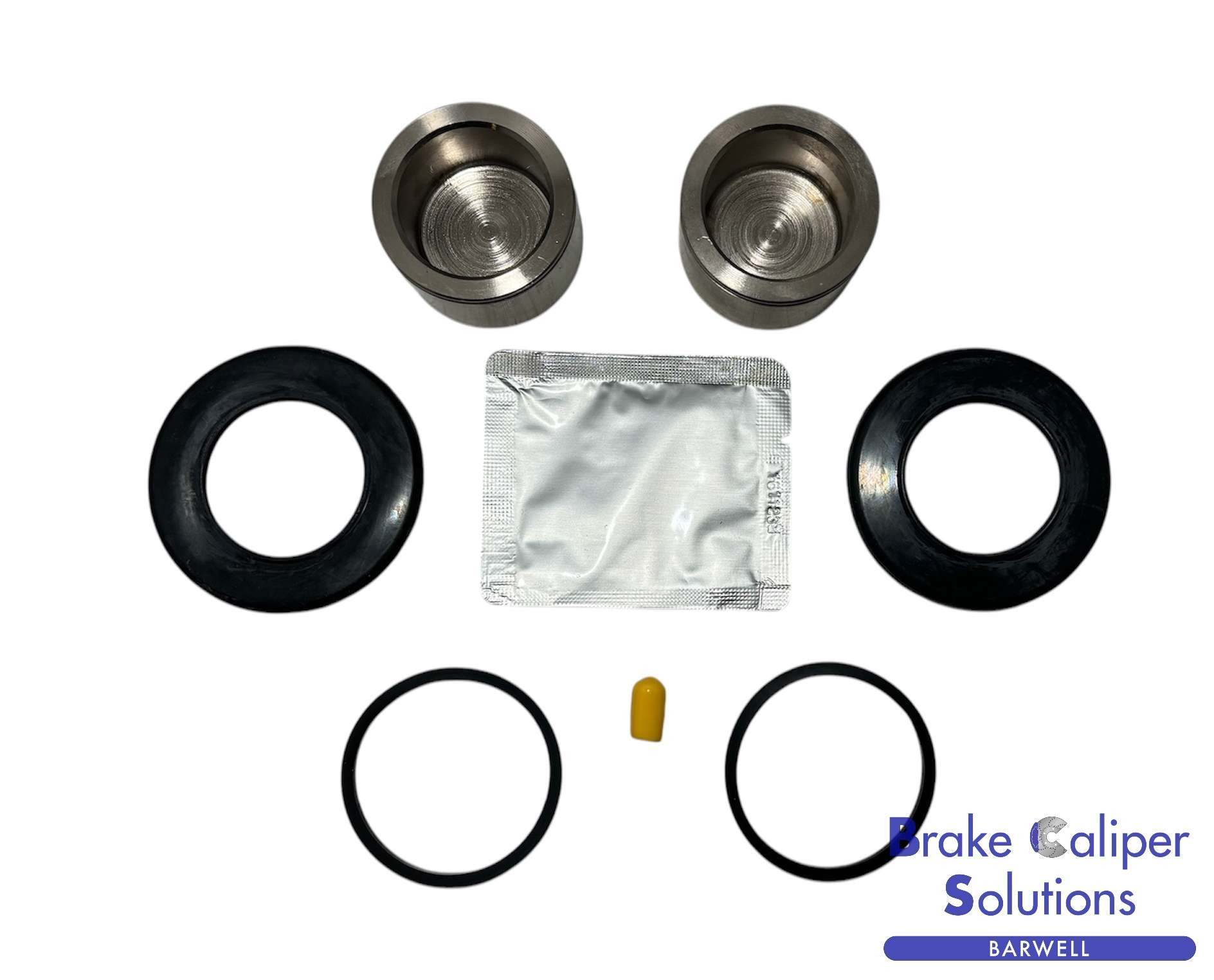 for TRIUMPH HERALD FRONT Single Brake Caliper Seal Rebuild Repair Kit & Pistons (KP633S)