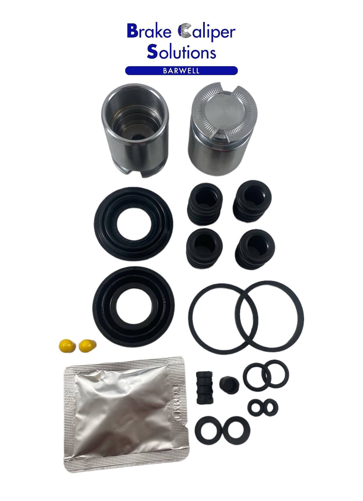 REAR Brake Caliper Seal &Piston Repair Kit for Jaguar X Type 2001-2009- BCKP63