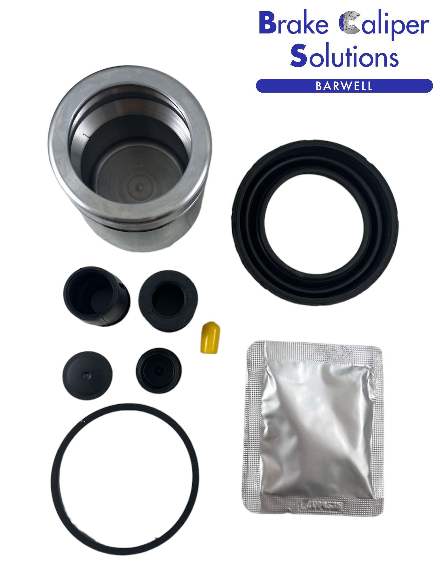 For BMW 3 Series E90 2005-2011 FRONT Brake Caliper Rebuild Repair Kit +Piston -BCKP66S