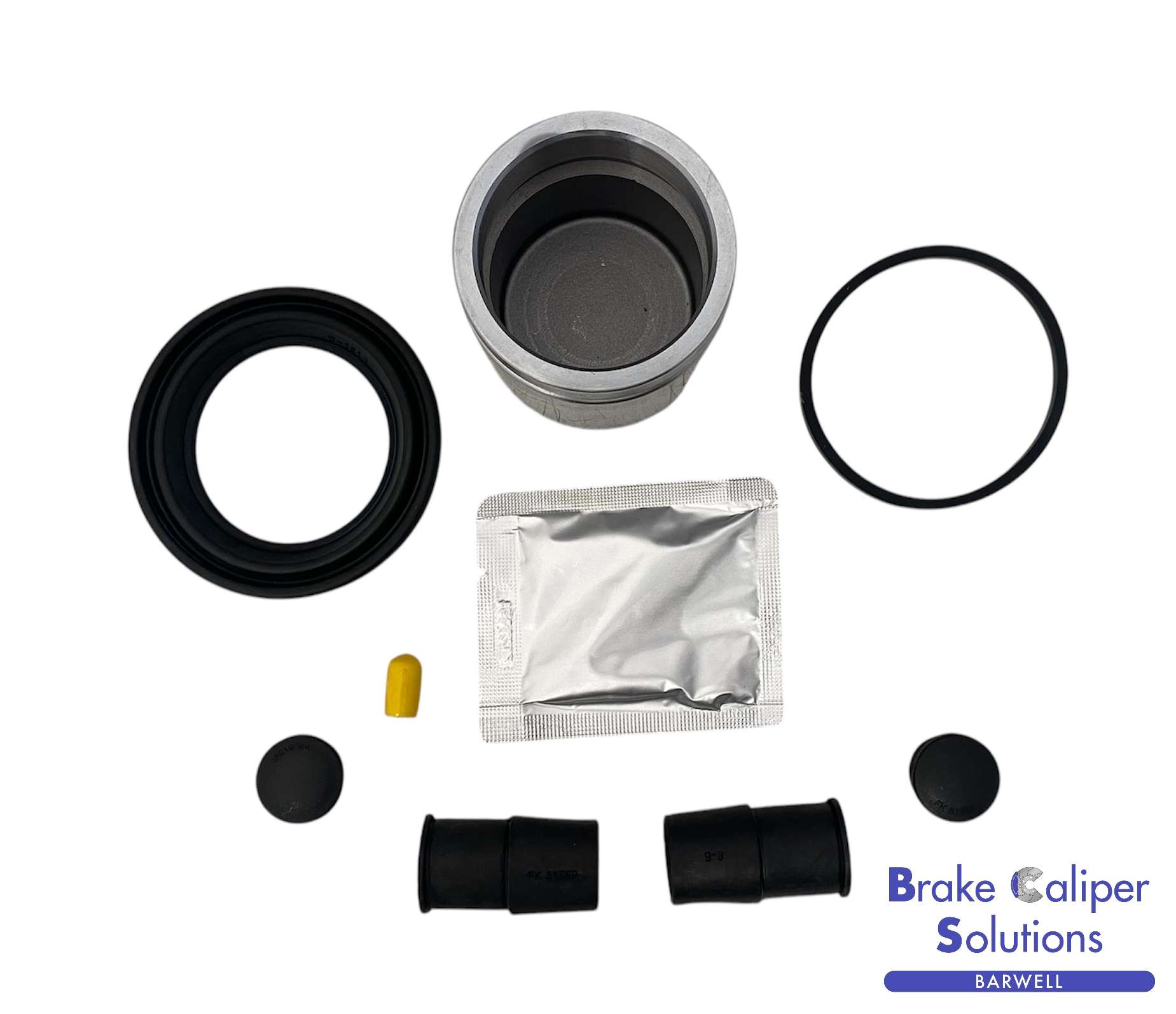 ALFA ROMEO 166 1998-2007 Front Single Brake Caliper Repair Kit with Pistons -BCKP8S