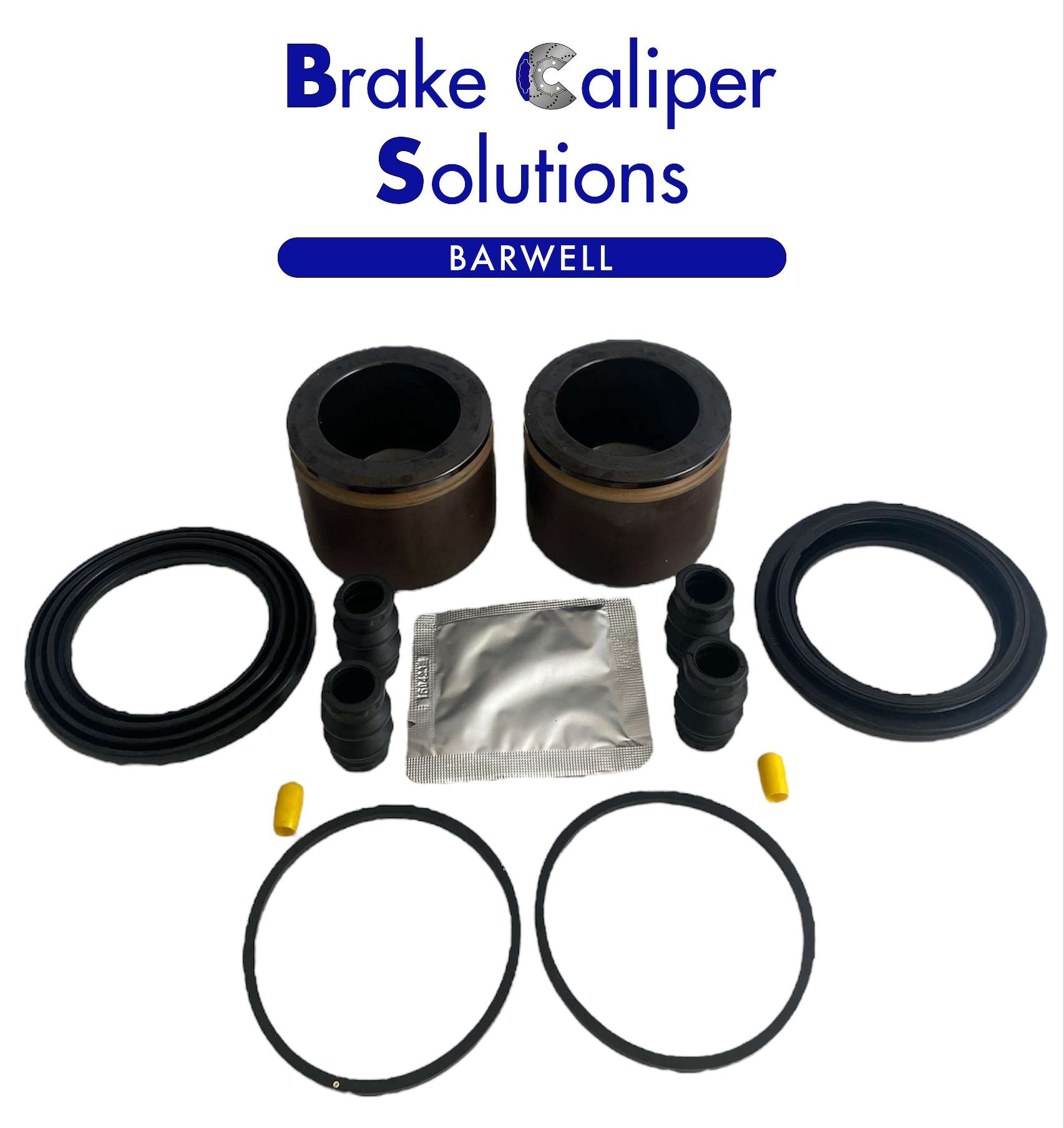 for CHRYSLER GRAND VOYAGER FRONT Brake Caliper Seal Rebuild Repair Kit & Pistons BCKP533